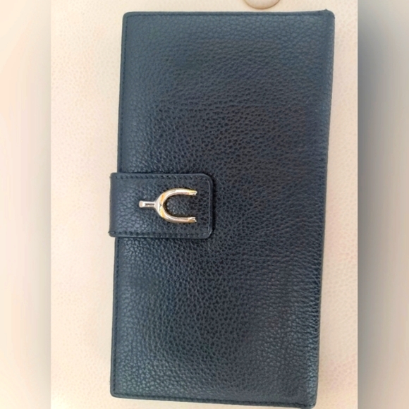 Gucci vintage horsebit accent long continental wallet in black calfskin - Picture 8 of 11